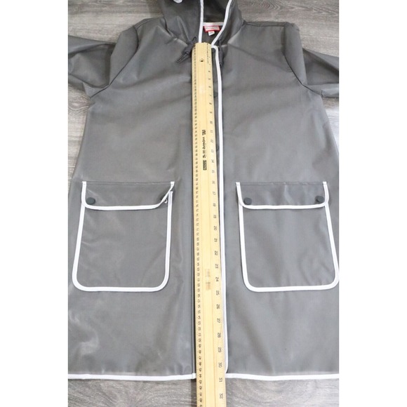 HUNTER play transparent, waterproof, CLEAR Charcoal raincoat, jacket, size XL - Picture 6 of 8
